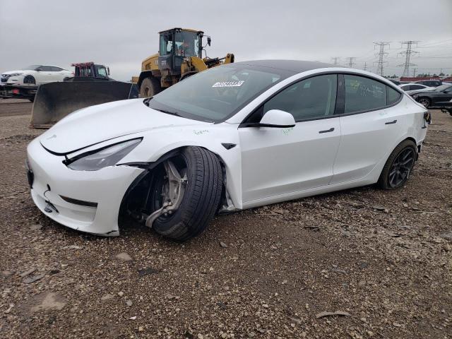 TESLA MODEL 3 2022 with VIN 5YJ3E1EA7NF372207 - Photo from auction