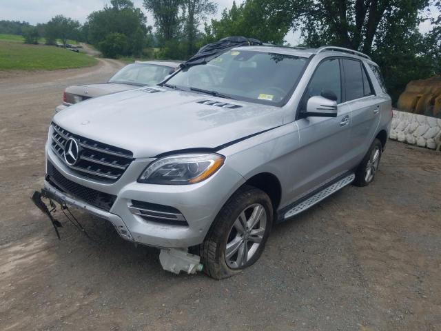 MERCEDES-BENZ ML 350 BLU 2014 with VIN 4JGDA2EB7EA424874 - Photo from auction