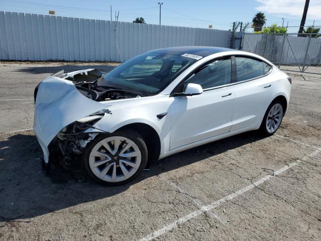 TESLA MODEL 3 2022 with VIN 5YJ3E1EA2NF191144 - Photo from auction