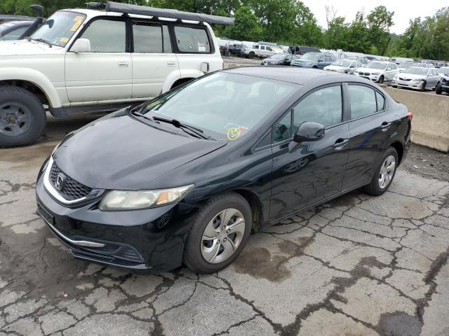 HONDA CIVIC LX 2013 with VIN 19XFB2F57DE011092 - Photo from auction