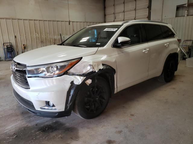 TOYOTA HIGHLANDER 2016 with VIN 5TDDKRFH7GS261405 - Photo from auction