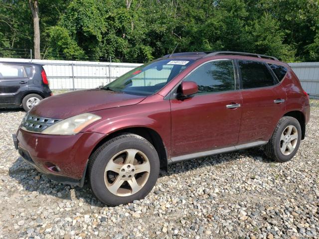 NISSAN MURANO SL 2005 with VIN JN8AZ08W65W444432 - Photo from auction