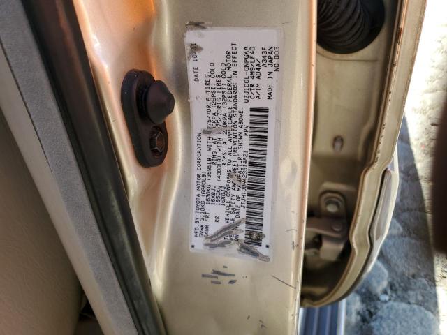 Photo 14 from auction – 2002 LEXUS LX 470 with VIN JTJHT00W423514821