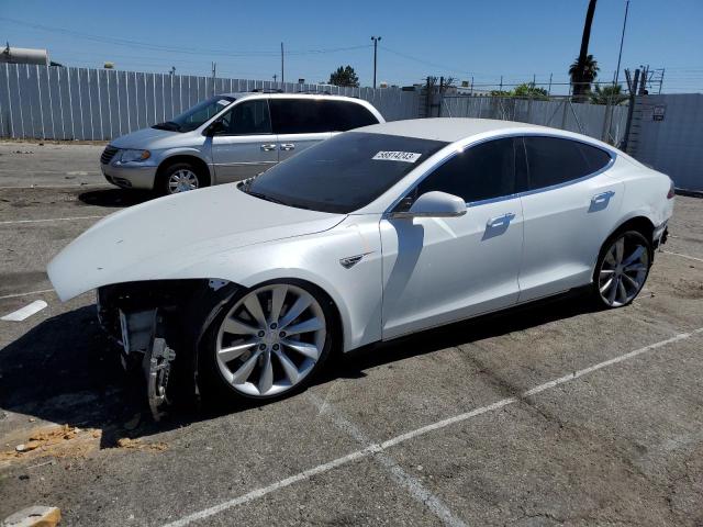 TESLA MODEL S 2013 with VIN 5YJSA1DPXDFP08895 - Photo from auction