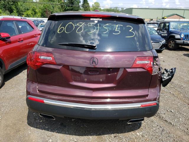 Photo 6 from auction – 2011 ACURA MDX TECHNO with VIN 2HNYD2H64BH540049