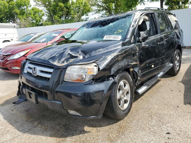 HONDA PILOT EXL 2008 with VIN 5FNYF18518B028362 - Photo from auction