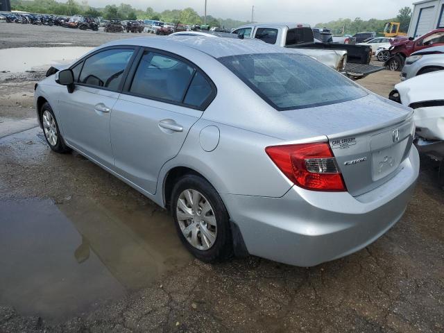Photo 2 from auction – 2012 HONDA CIVIC LX with VIN 19XFB2F50CE090197