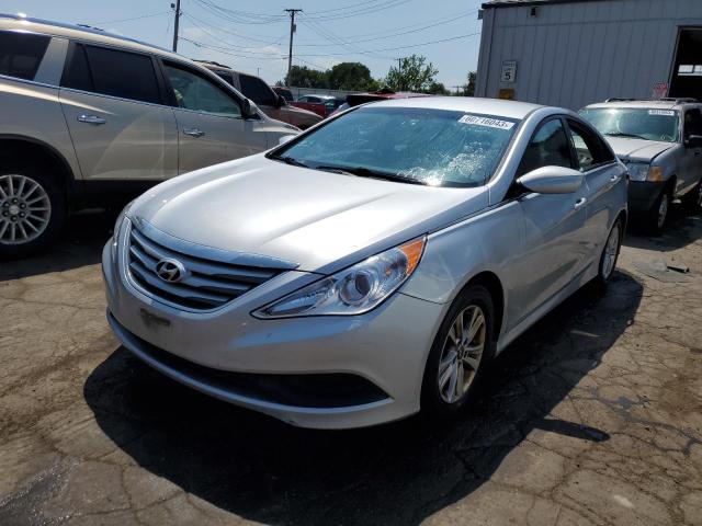HYUNDAI SONATA GLS 2014 with VIN 5NPEB4AC1EH895881 - Photo from auction
