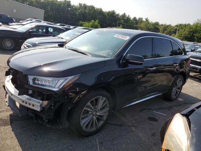 ACURA MDX TECHNO 2017 with VIN 5FRYD4H50HB030416 - Photo from auction