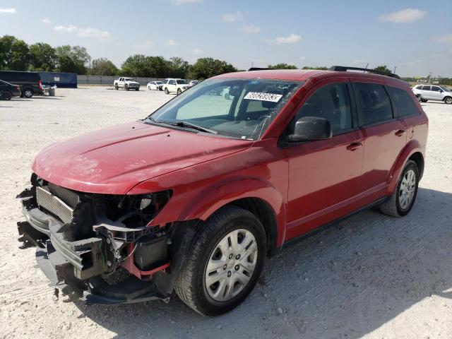 DODGE JOURNEY SE 2018 with VIN 3C4PDCAB0JT274873 - Photo from auction