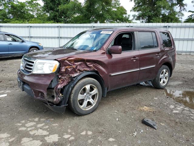HONDA PILOT EXLN 2015 with VIN 5FNYF4H79FB028853 - Photo from auction
