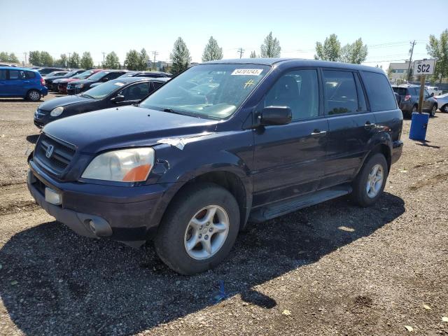 HONDA PILOT EXL 2004 with VIN 2HKYF18554H000320 - Photo from auction