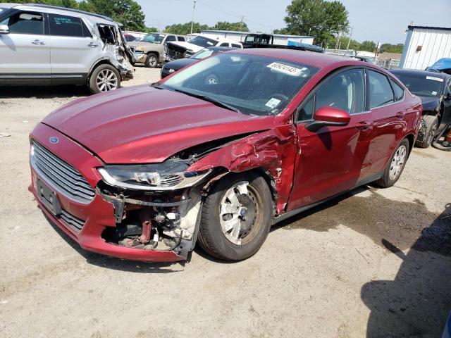 FORD FUSION S 2014 with VIN 3FA6P0G72ER201761 - Photo from auction