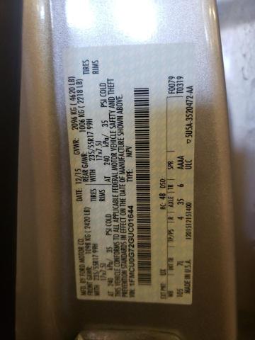 Photo 14 from auction – 2016 FORD ESCAPE SE with VIN 1FMCU0G72GUC01644