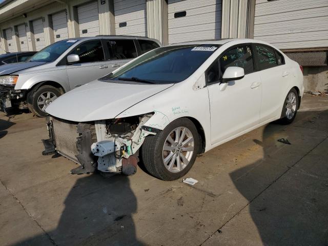 HONDA CIVIC EXL 2012 with VIN 19XFB2F96CE053268 - Photo from auction