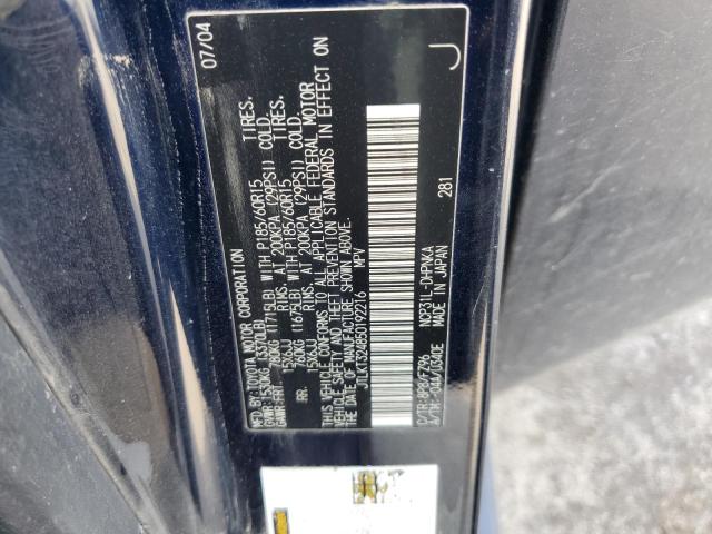 Photo 14 from auction – 2005 SCION SCION with VIN JTLKT324850192216