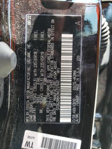 Photo 14 from auction – 2022 TOYOTA HIGHLANDER with VIN 5TDGZRBH2NS237847