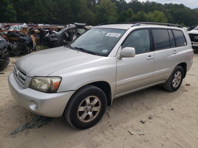 TOYOTA HIGHLANDER 2006 with VIN JTEDP21AX60124183 - Photo from auction