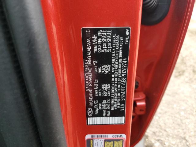 Photo 14 from auction – 2023 HYUNDAI TUCSON SEL with VIN 5NMJFCAE8PH269744