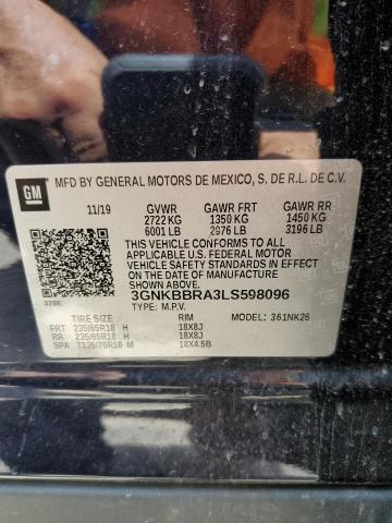 Photo 14 from auction – 2020 CHEVROLET BLAZER 1LT with VIN 3GNKBBRA3LS598096