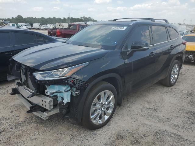 TOYOTA HIGHLANDER 2023 مع رقم تعريف المركبة 5TDKDRAH8PS009994 - صورة من المزاد