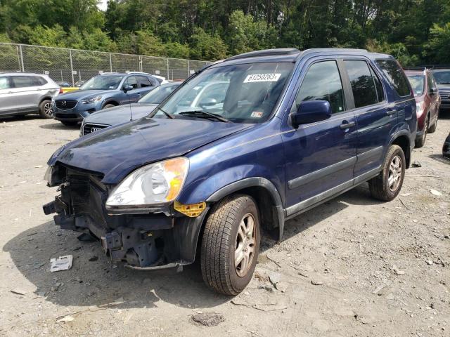 HONDA CR-V EX 2002 with VIN JHLRD78812C043765 - Photo from auction