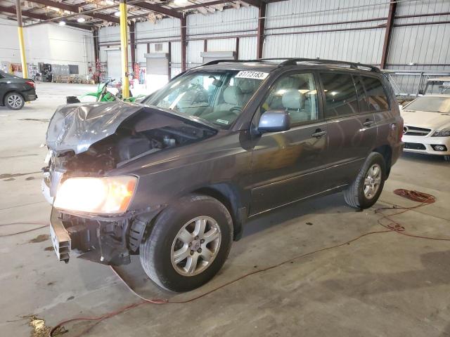 TOYOTA HIGHLANDER 2002 with VIN JTEGF21A720040235 - Photo from auction