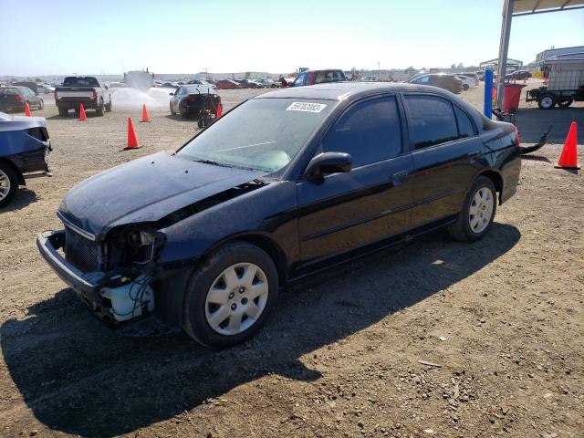 HONDA CIVIC EX 2001 مع رقم تعريف المركبة 2HGES26761H572303 - صورة من المزاد