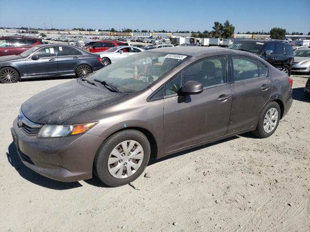 Photo 1 from auction – 2012 HONDA CIVIC LX with VIN 2HGFB2F51CH560310