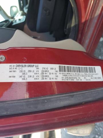 Photo 14 from auction – 2012 CHRYSLER TOWN & COU with VIN 2C4RC1BG4CR193763
