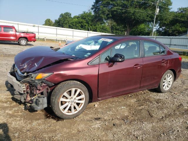 HONDA CIVIC 2012 with VIN 2HGFB2F84CH600924 - Photo from auction