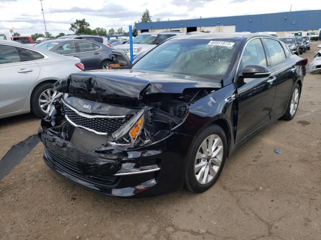 KIA OPTIMA EX 2016 with VIN 5XXGU4L37GG070183 - Photo from auction