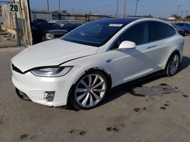 TESLA MODEL X 2016 with VIN 5YJXCBE42GF011283 - Photo from auction
