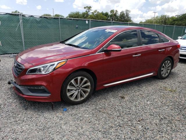 HYUNDAI SONATA SPO 2016 with VIN 5NPE34AF9GH412146 - Photo from auction