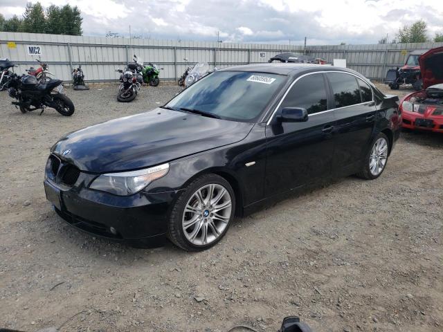 BMW 545 I 2004 with VIN WBANB33504B107159 - Photo from auction
