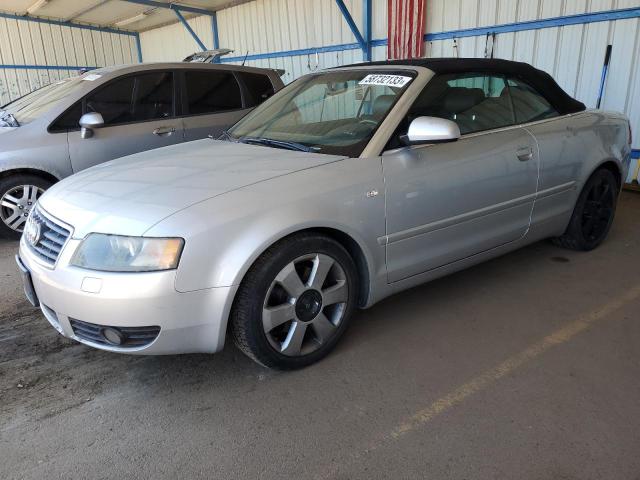 AUDI A4 3.0 CAB 2004 with VIN WAUAT48H14K002957 - Photo from auction