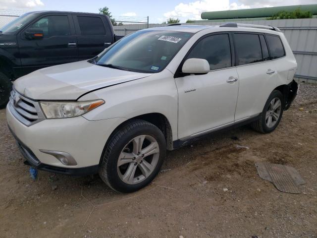 TOYOTA HIGHLANDER 2012 with VIN 5TDYK3EH9CS084141 - Photo from auction