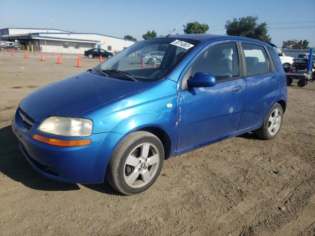 CHEVROLET AVEO BASE 2008 with VIN KL1TD66698B085296 - Photo from auction