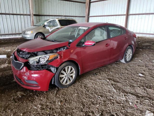 KIA FORTE LX 2014 with VIN KNAFX4A68E5155774 - Photo from auction