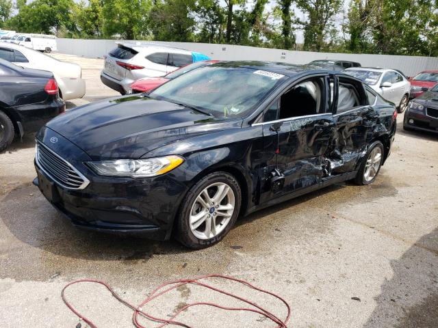 FORD FUSION SE 2018 with VIN 3FA6P0LU6JR232047 - Photo from auction