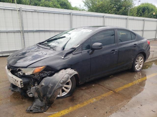 HONDA CIVIC EX 2012 مع رقم تعريف المركبة 2HGFB2F8XCH554435 - صورة من المزاد