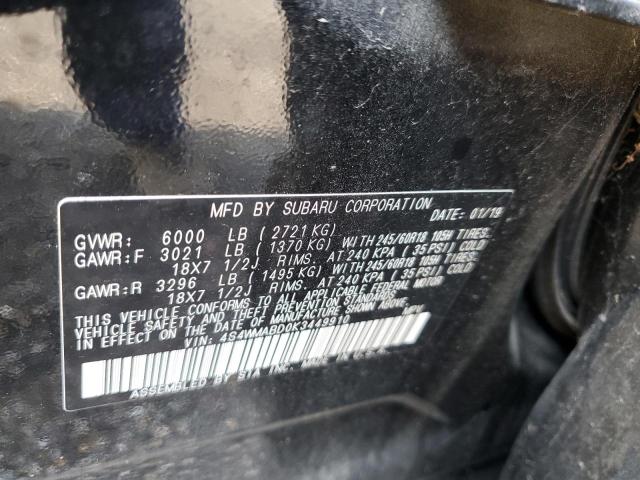 Photo 14 from auction – 2019 SUBARU ASCENT PRE with VIN 4S4WMABD0K3449910