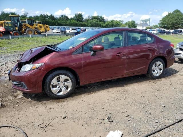 HONDA CIVIC LX 2014 with VIN 19XFB2F5XEE215418 - Photo from auction