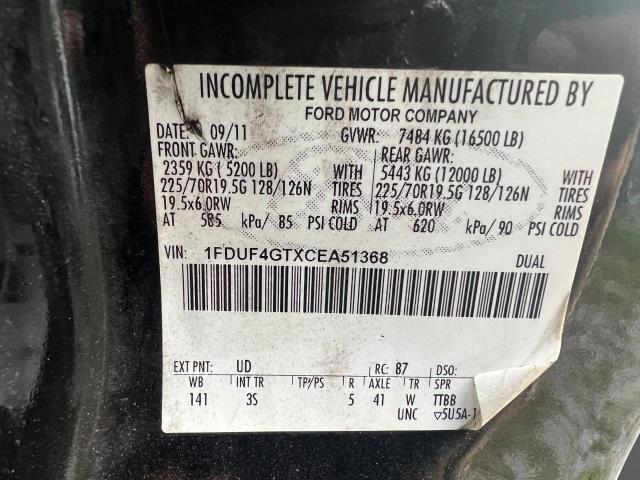 Photo 10 from auction – 2012 FORD F450 SUPER with VIN 1FDUF4GTXCEA51368