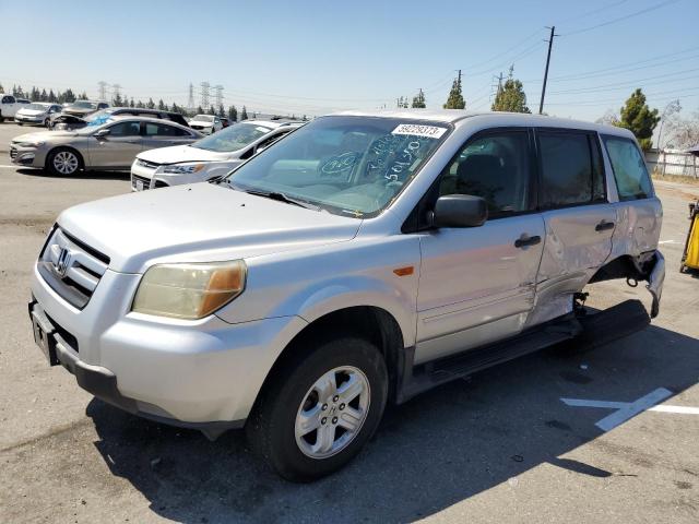 HONDA PILOT LX 2006 with VIN 2HKYF18166H501300 - Photo from auction