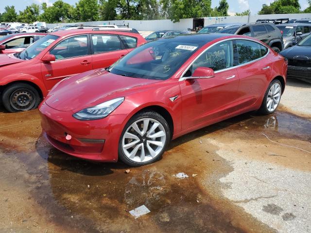 TESLA MODEL 3 2018 with VIN 5YJ3E1EB9JF087754 - Photo from auction