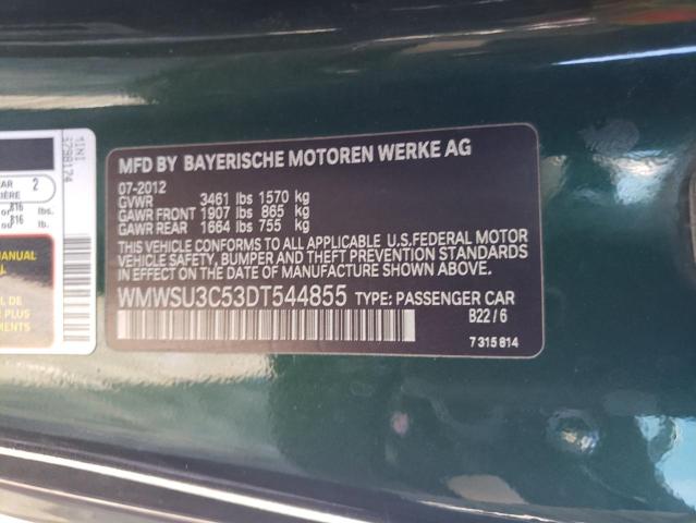 Photo 14 from auction – 2013 MINI COOPER with VIN WMWSU3C53DT544855