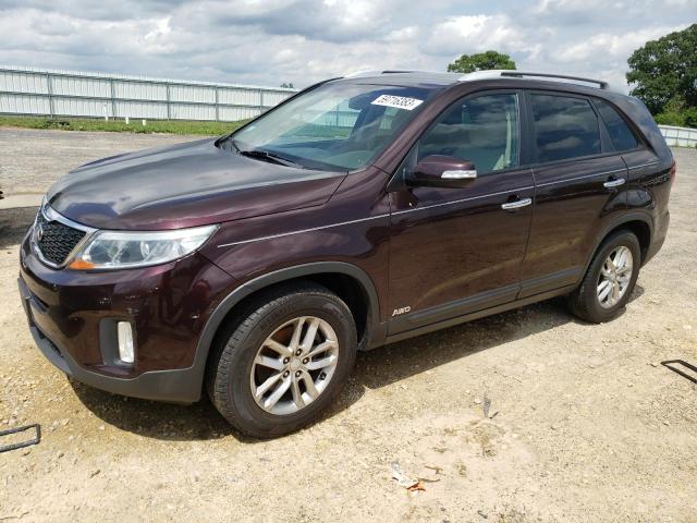 KIA SORENTO LX 2015 with VIN 5XYKTDA66FG624897 - Photo from auction