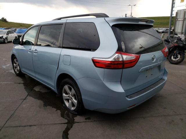 Photo 2 from auction – 2015 TOYOTA SIENNA LE with VIN 5TDKK3DC0FS583782