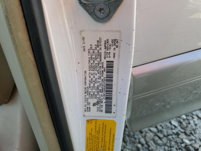 Photo 14 from auction – 2003 LEXUS RX 300 with VIN JTJGF10U630157605